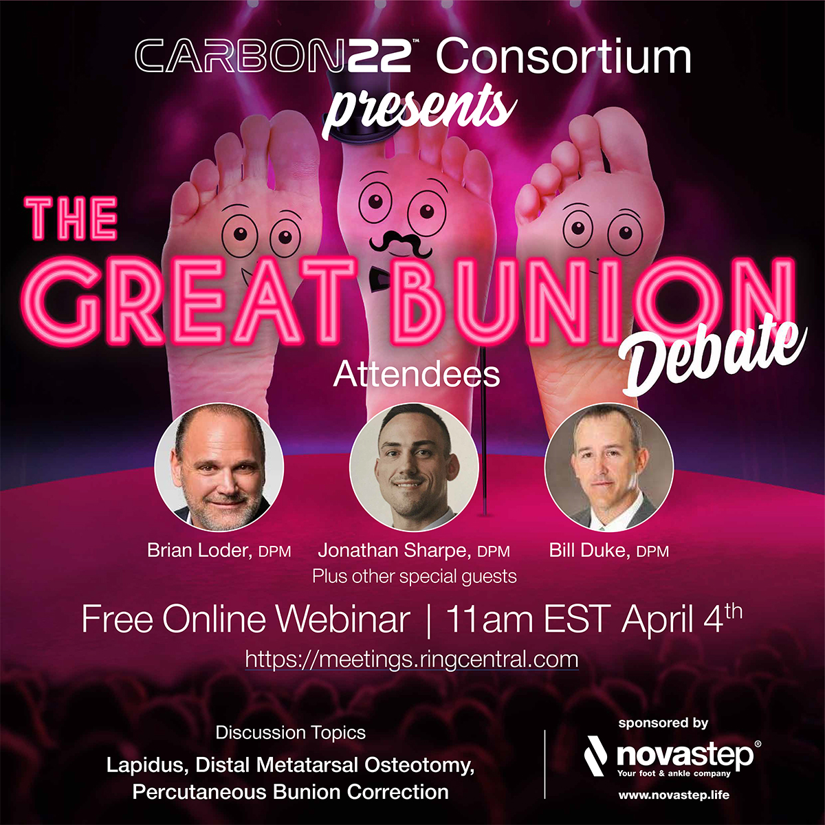 The great bunion debate | 4 Avril 2020 | Webinaire en anglais