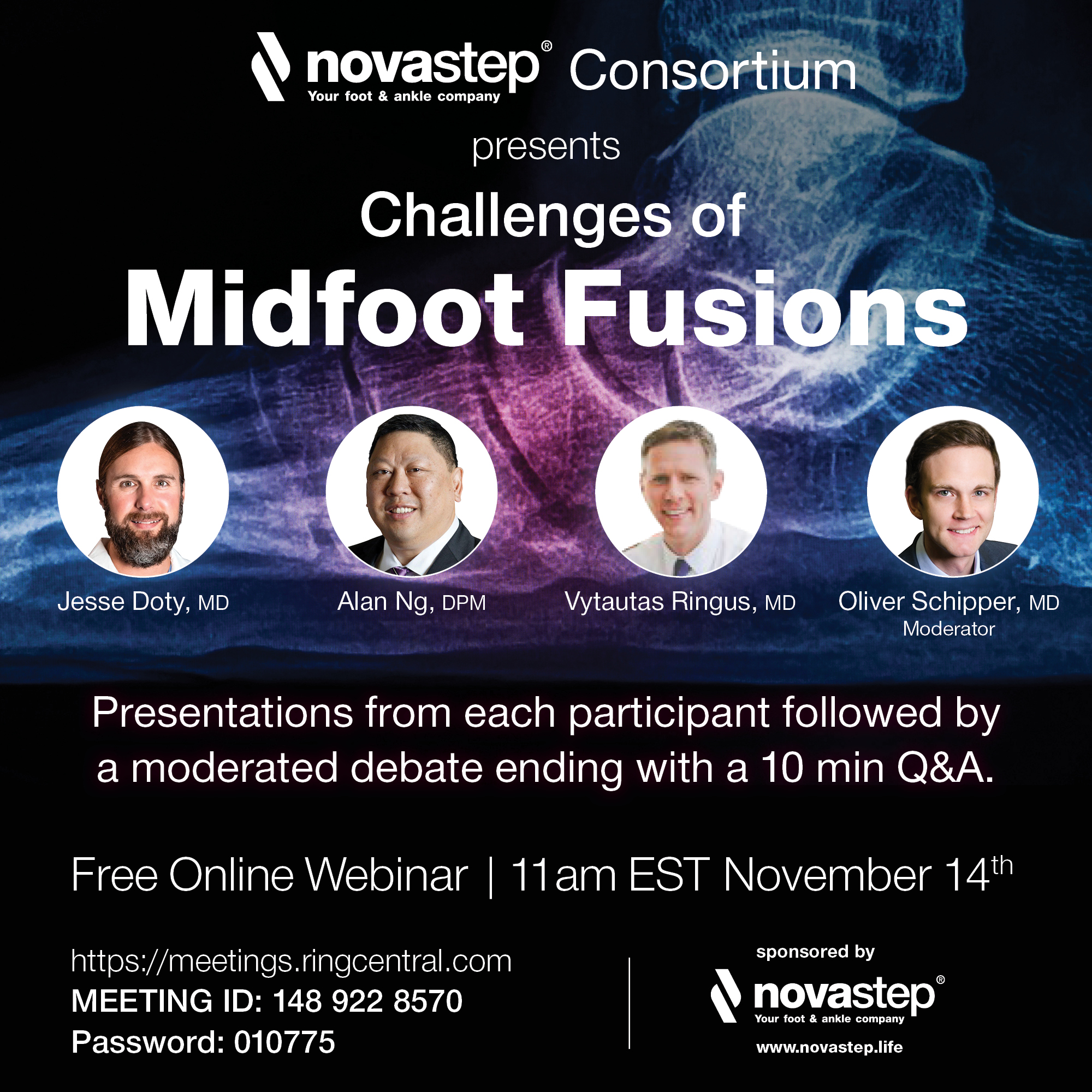 Challenge of Mid Foot Fusions | 14 Novembre 2020 | Webinaire en anglais