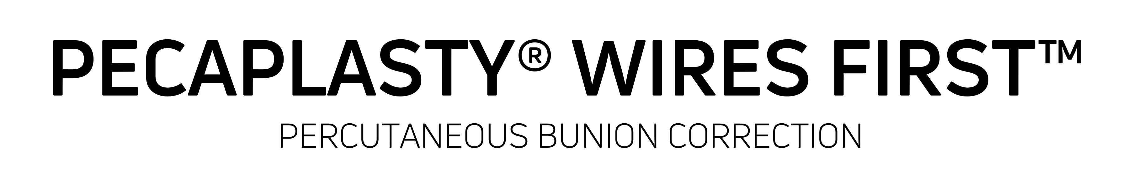 Pecaplasty Wires First - black